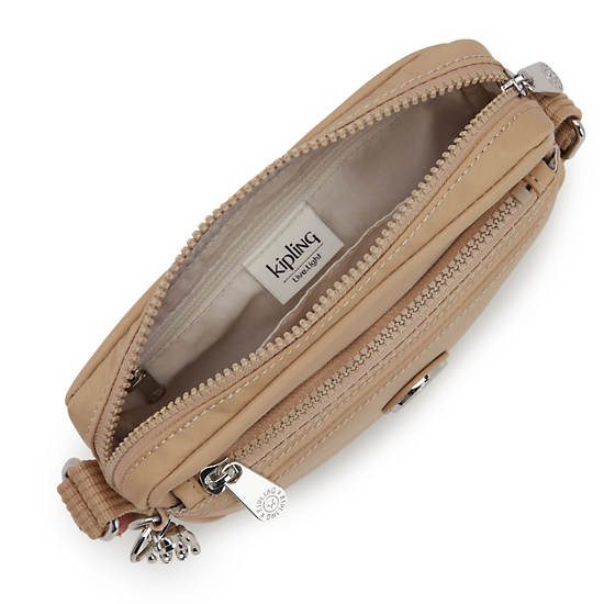 Sacs Crossbody Kipling Abanu Slim Beige | FR 2182MQ